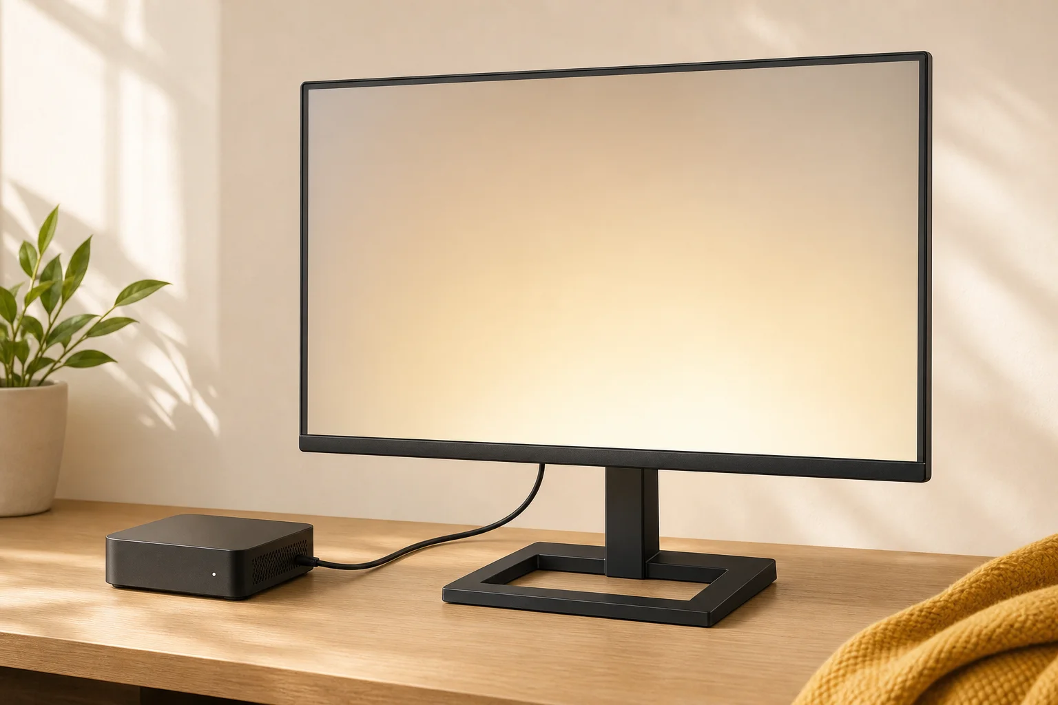Philips 27E1N2600AE/11の設置まわりを確認するイメージ