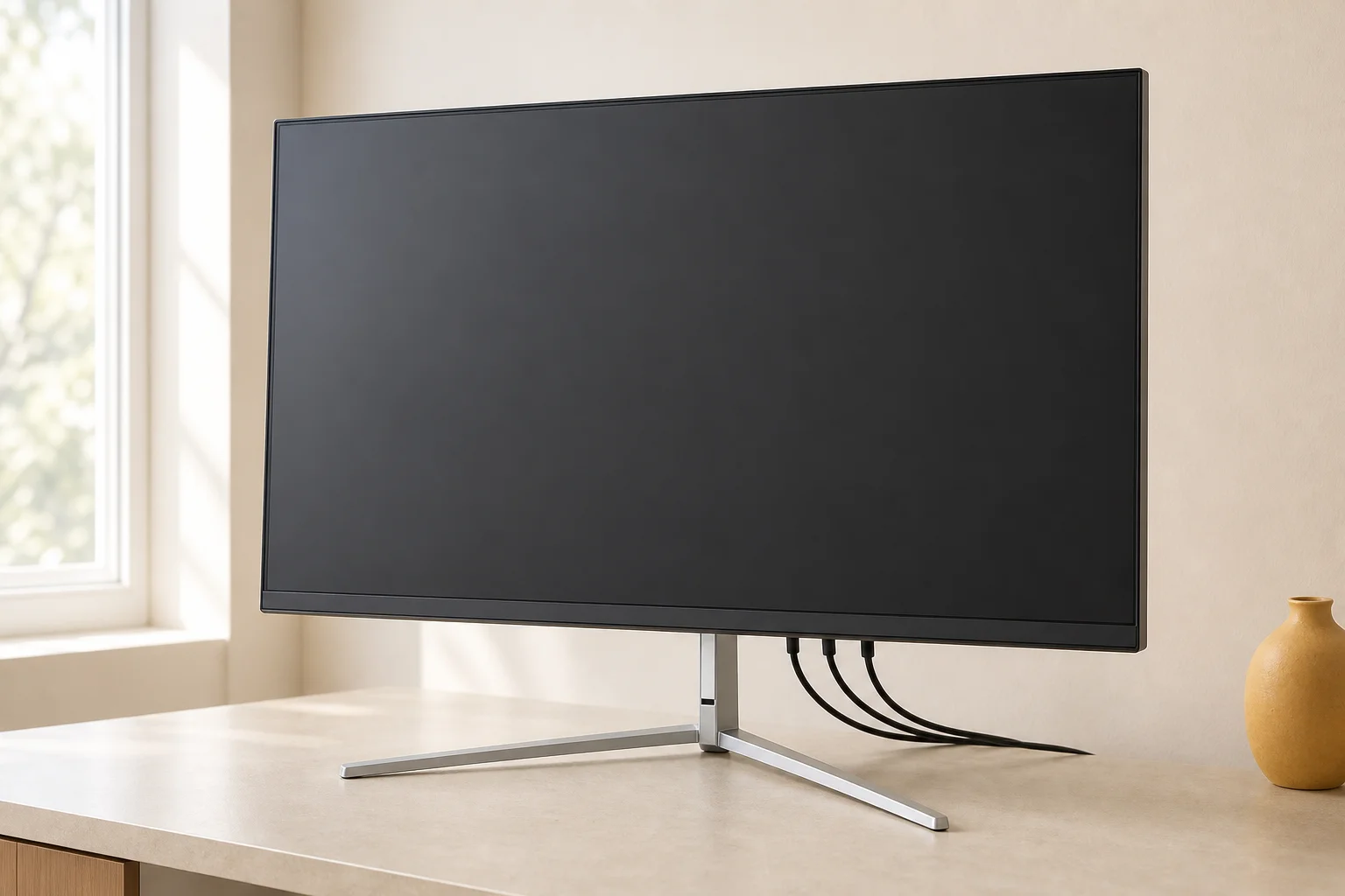 Philips 27M2N8800/11の設置まわりを確認するイメージ