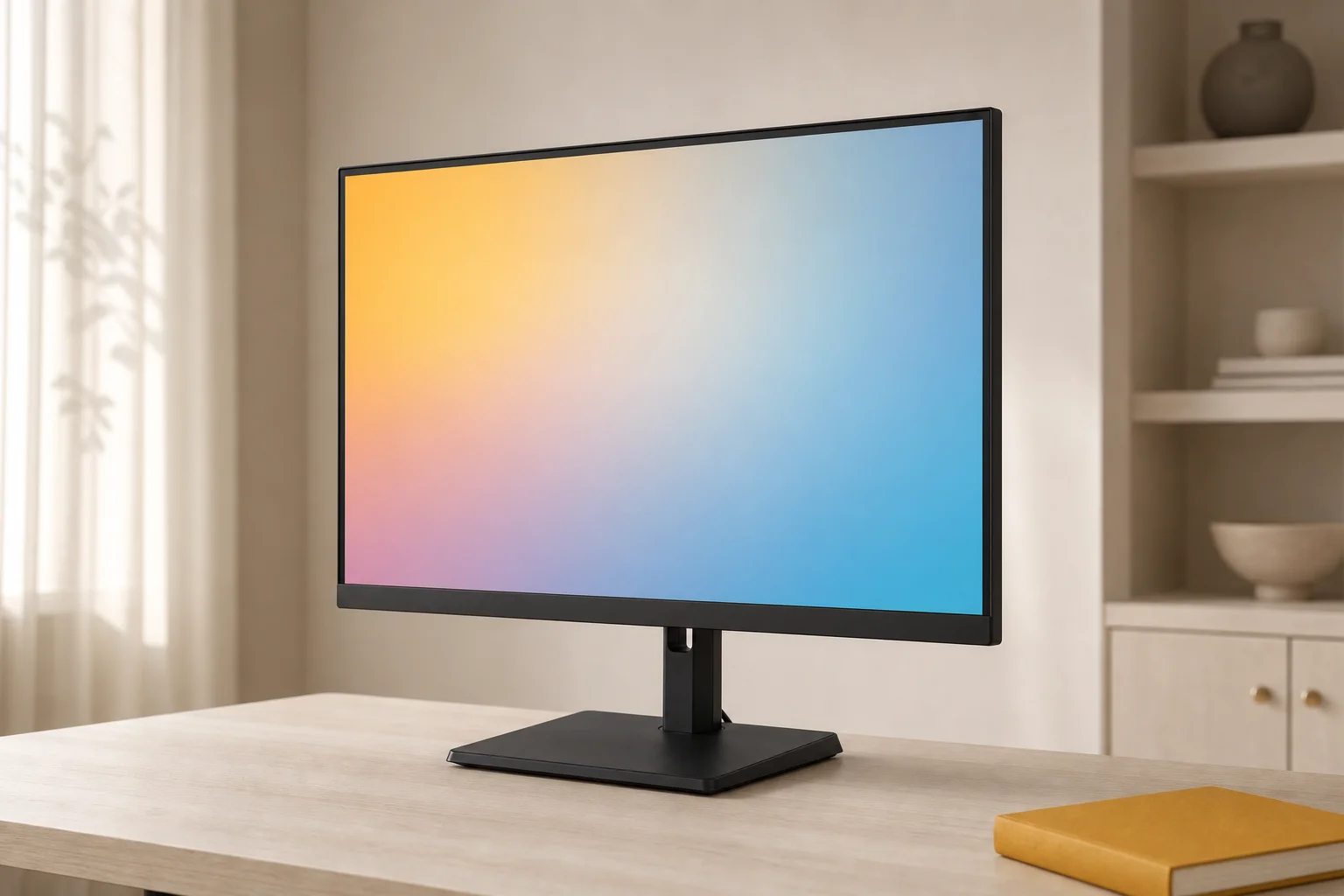 Philips 32E1N1800LA/11の設置まわりを確認するイメージ