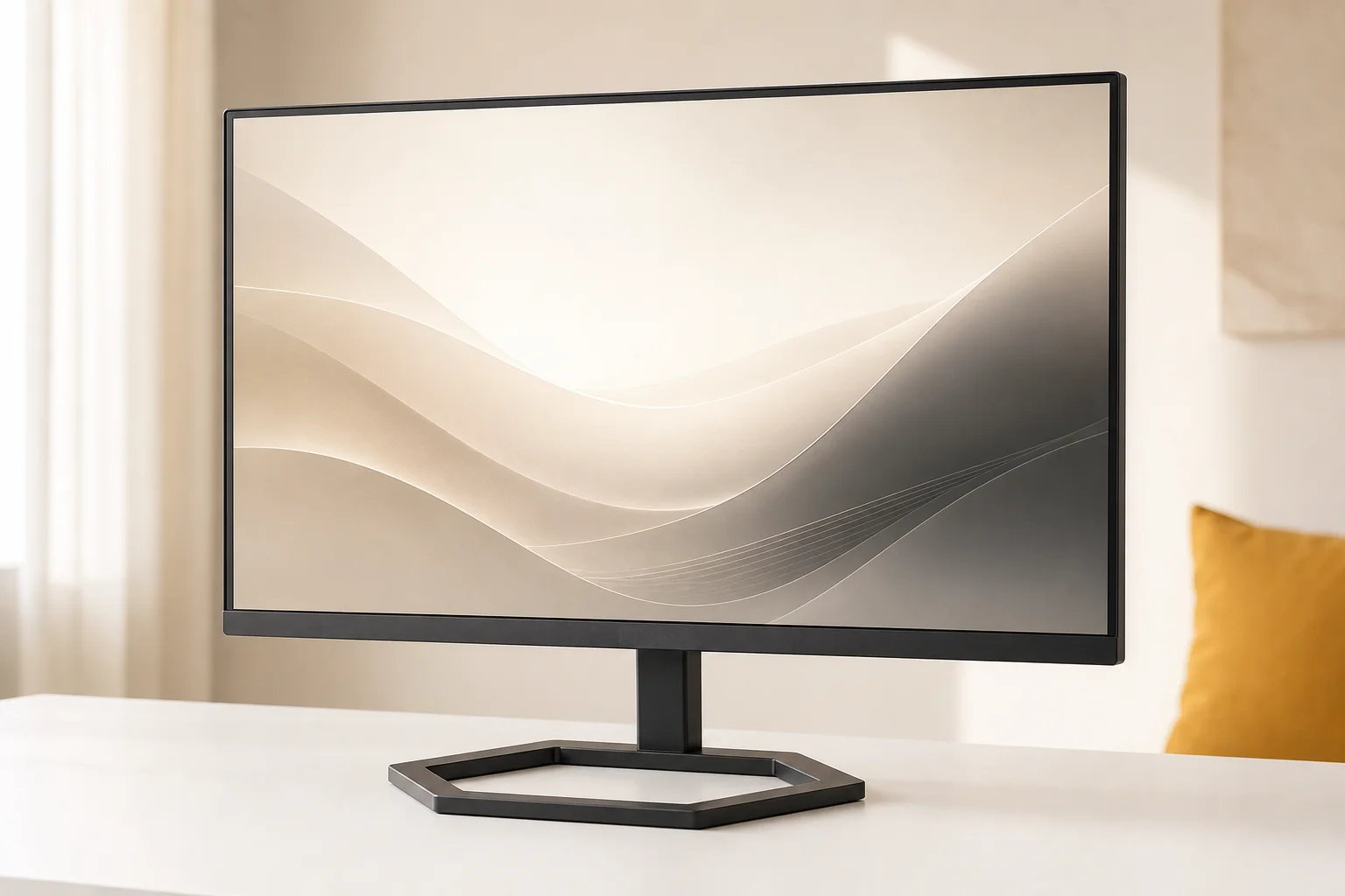 Philips 32E1N5800LA/11の設置まわりを確認するイメージ