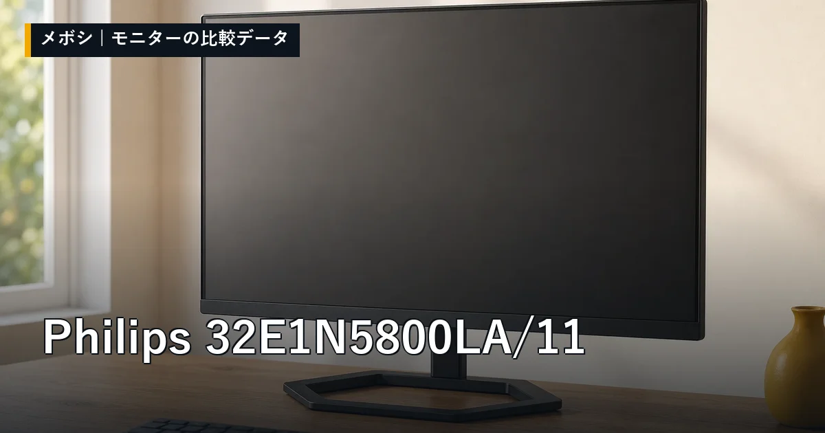 Philips 32E1N5800LA/11のレビューデータまとめ