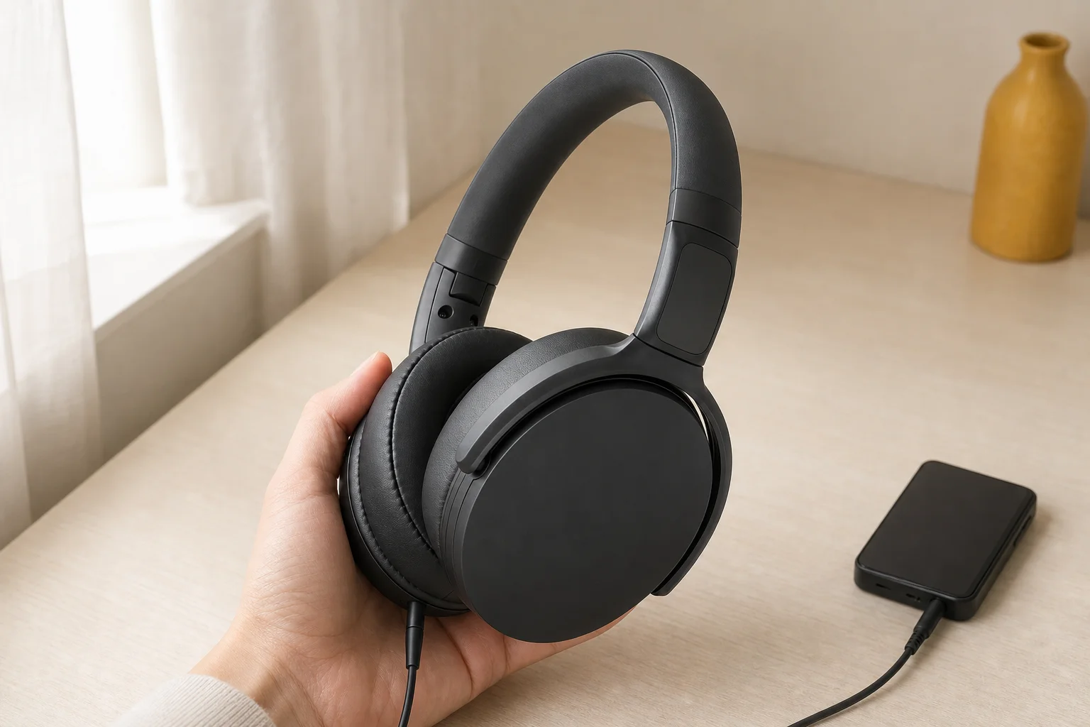 Sennheiser HD 400Sの設置まわりを確認するイメージ