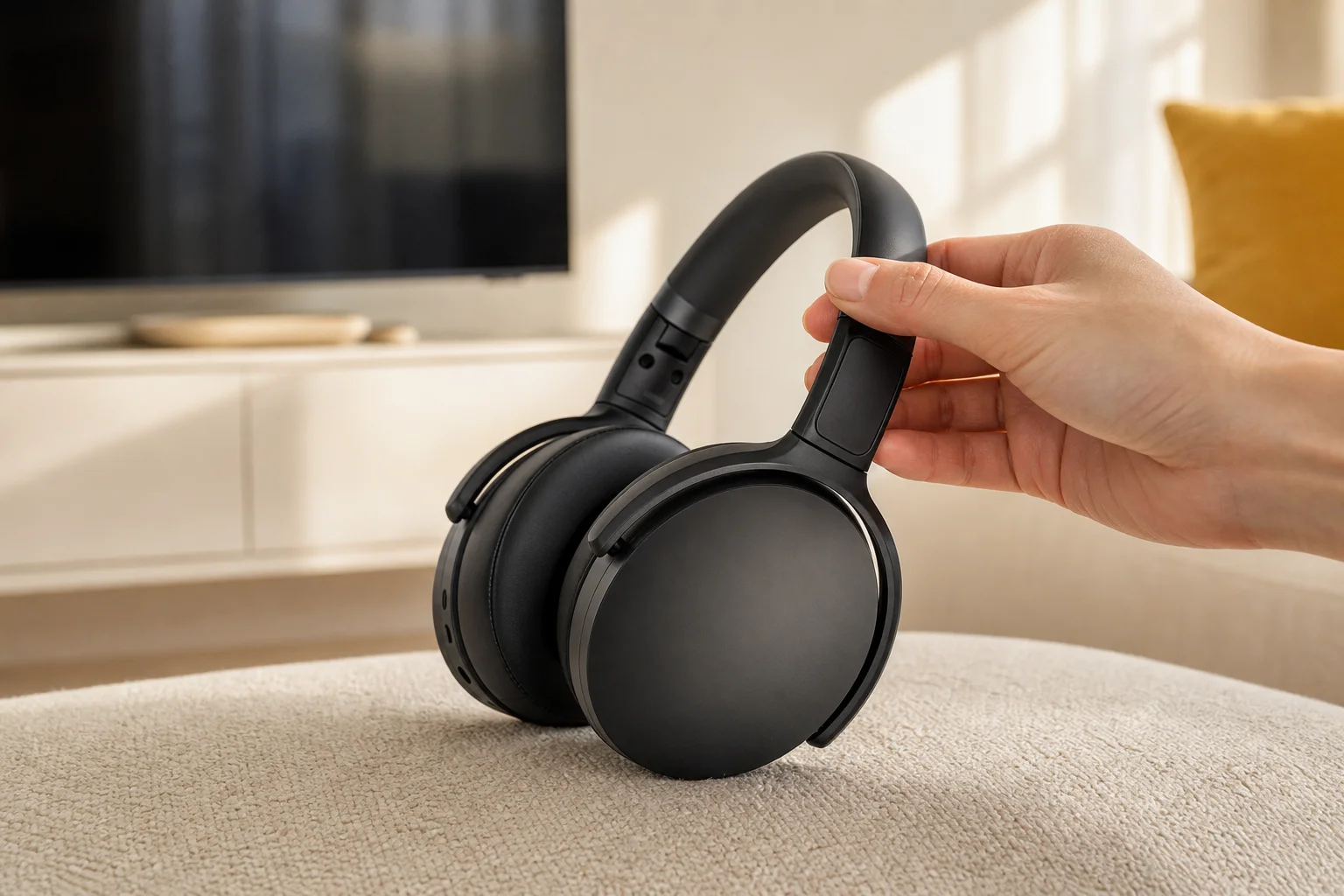 Sennheiser HD 450BTを暮らしの中で使うイメージ