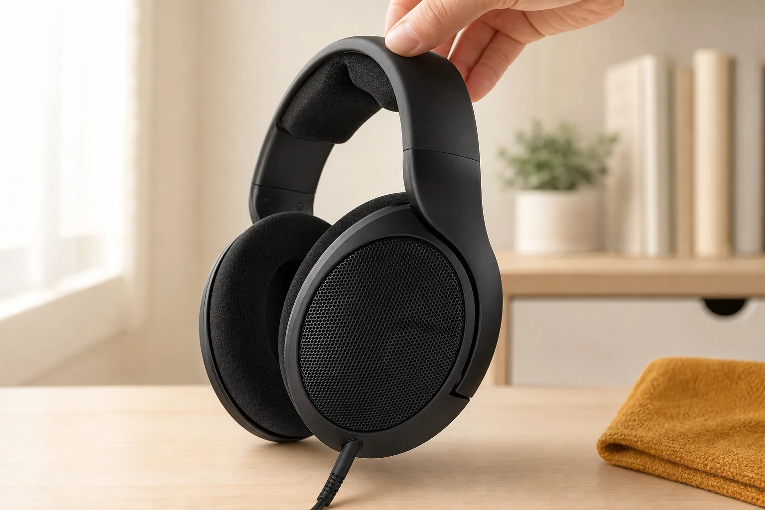 Sennheiser HD 560Sを暮らしの中で使うイメージ