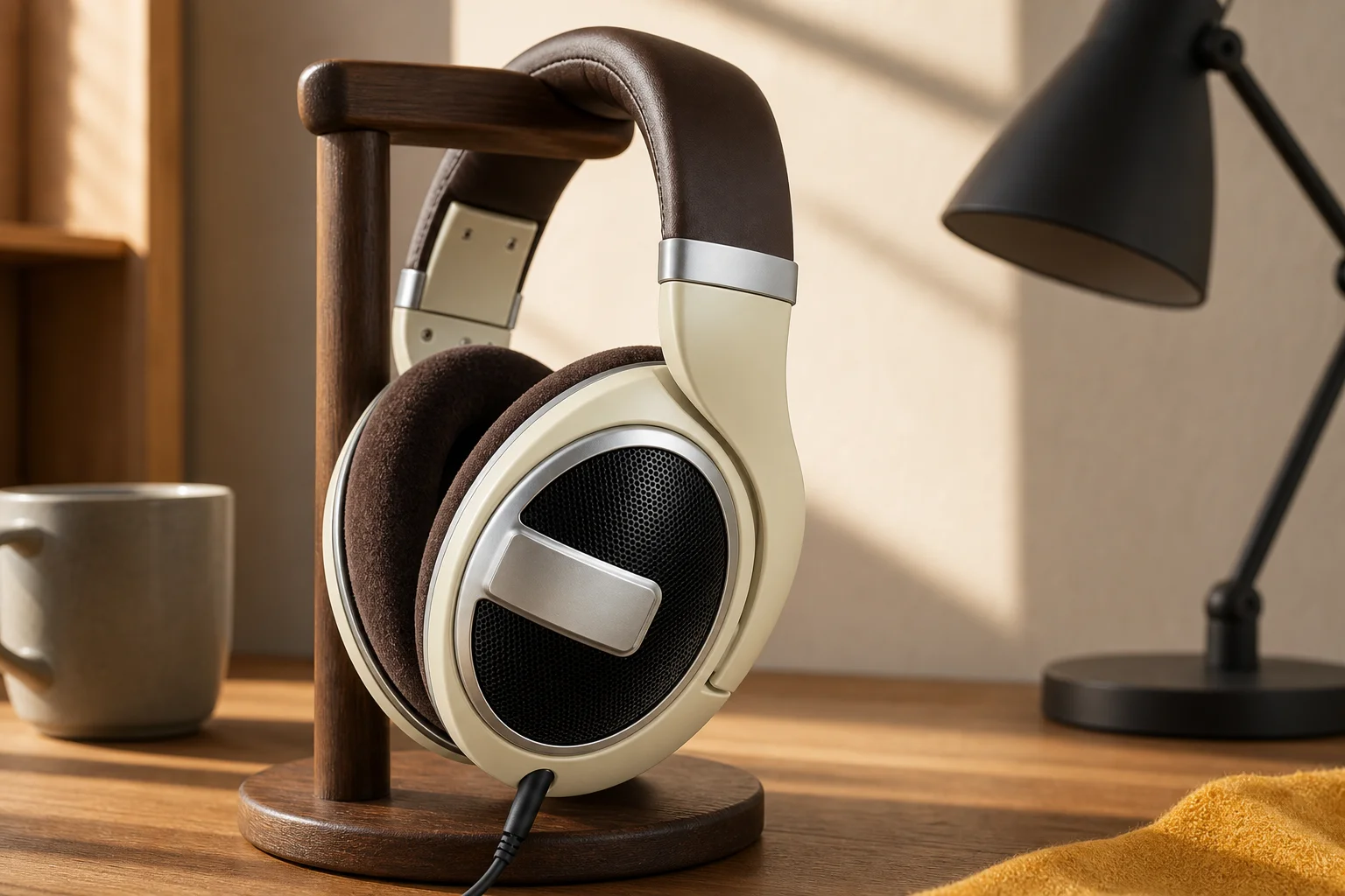 Sennheiser HD 599の設置まわりを確認するイメージ