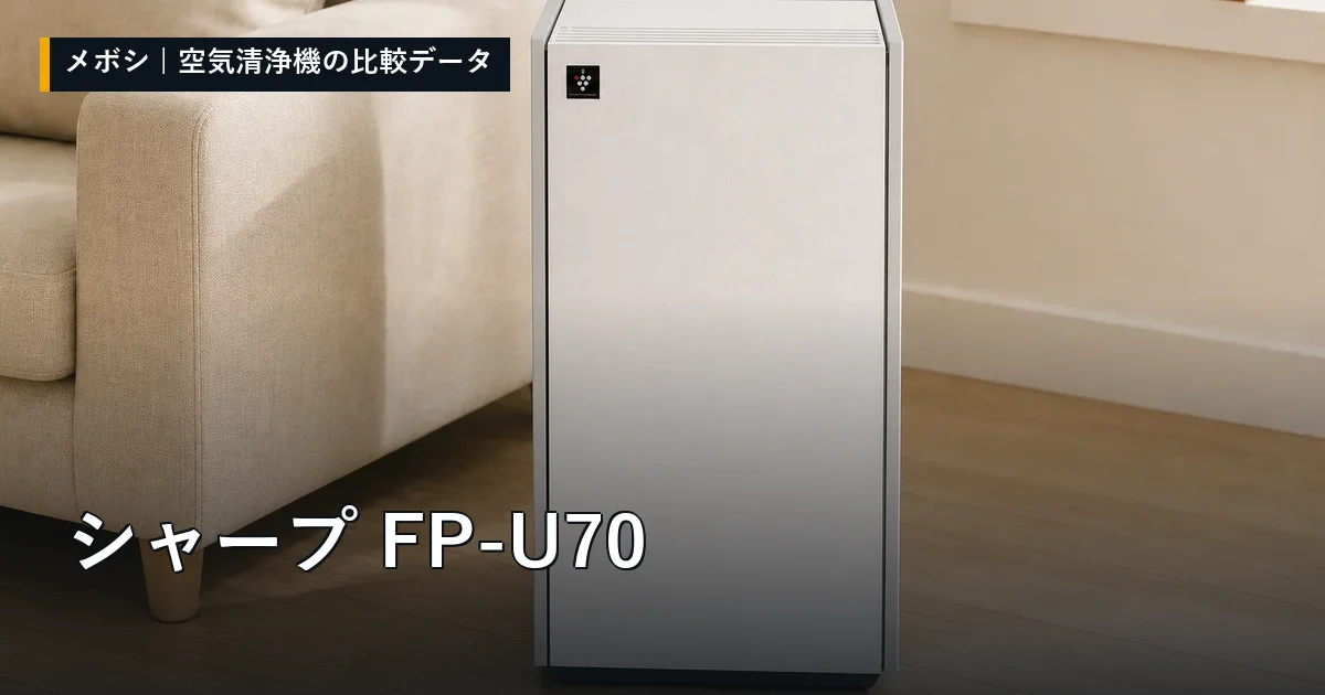 シャープ FP-U70のレビューデータまとめ
