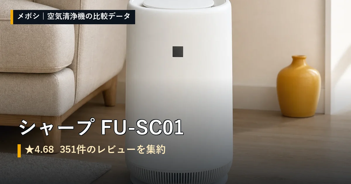シャープ FU-SC01のレビューデータまとめ