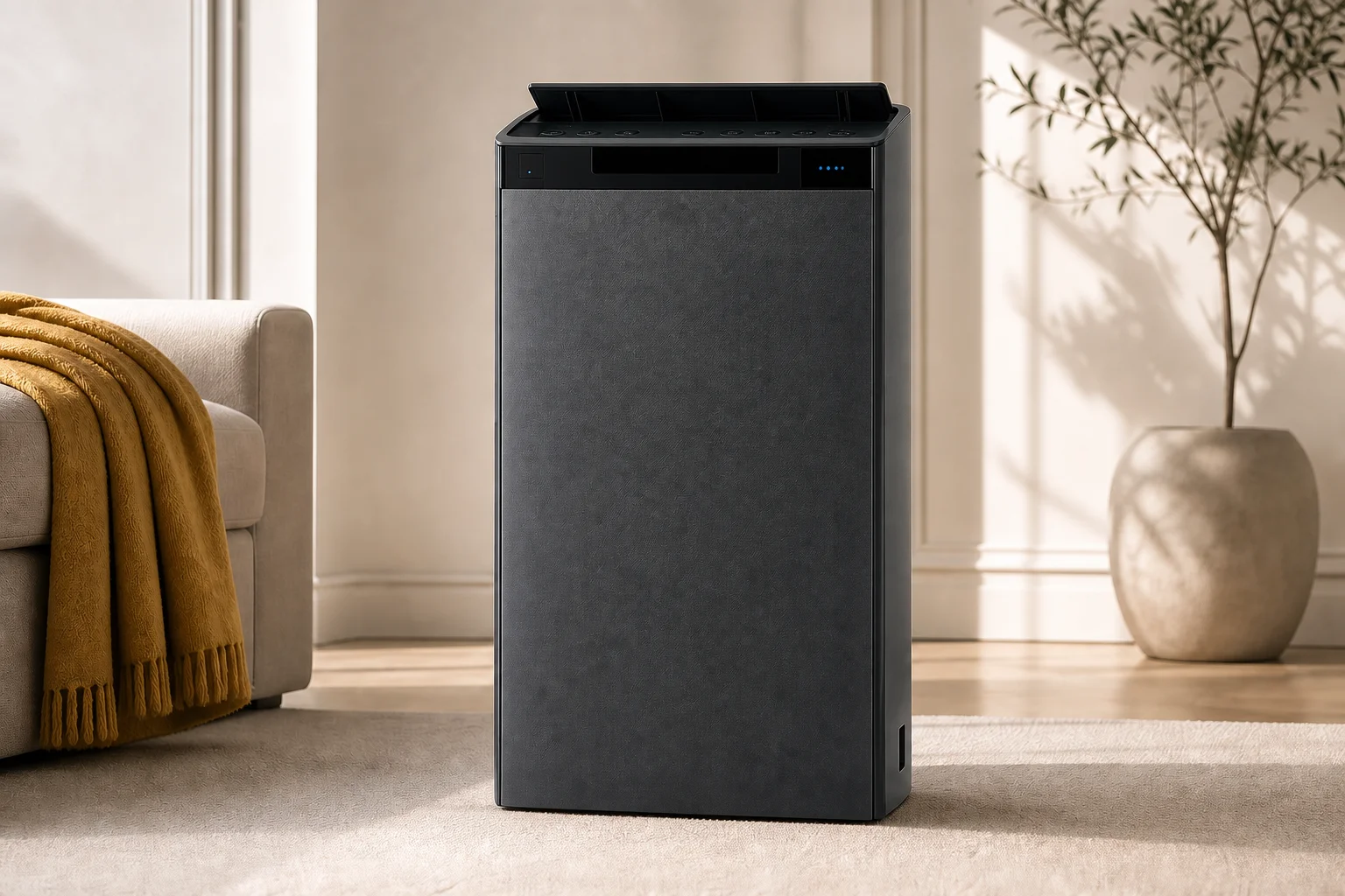 シャープ KI-UX75の設置まわりを確認するイメージ