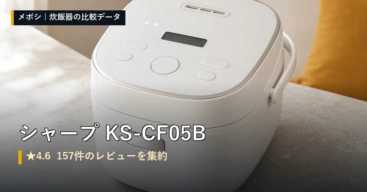 シャープ KS-CF05Bのイメージ