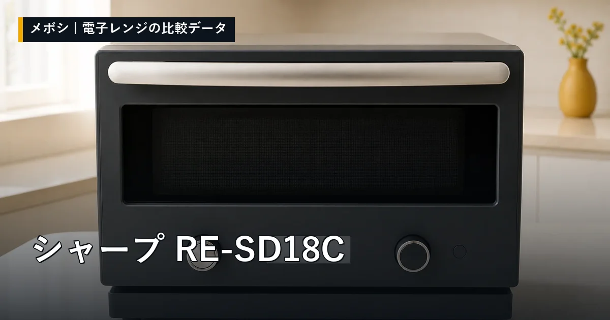 シャープ RE-SD18Cのレビューデータまとめ