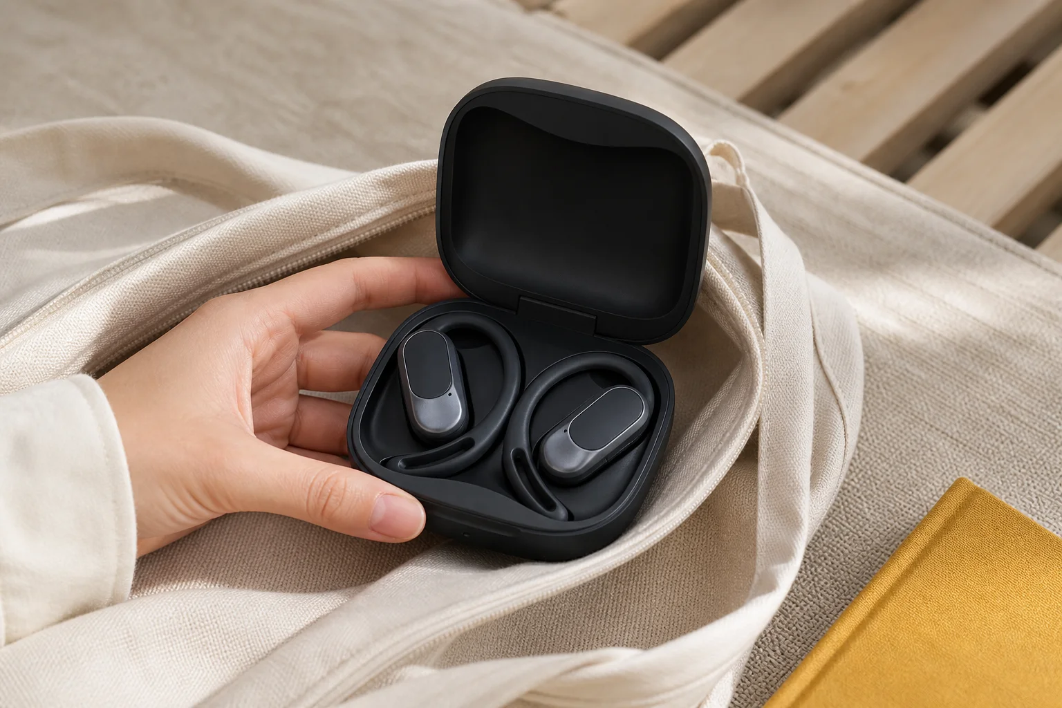 Shokz SKZ-EP-000025の設置まわりを確認するイメージ