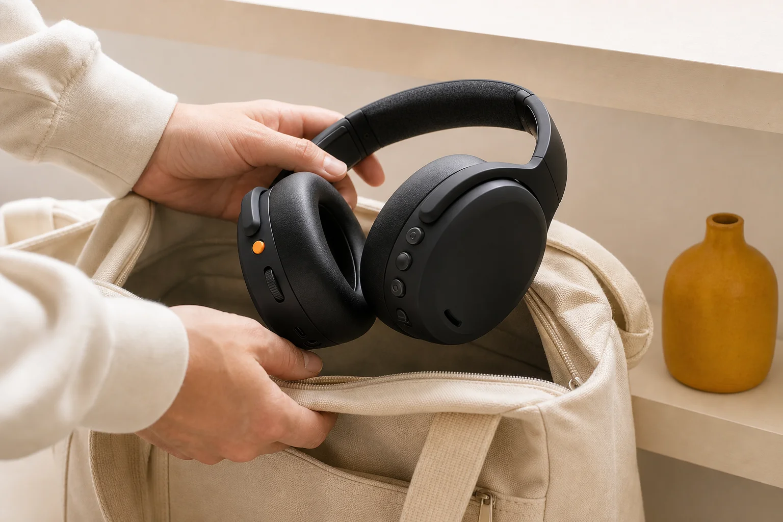 Skullcandy S6CAW-R740を暮らしの中で使うイメージ