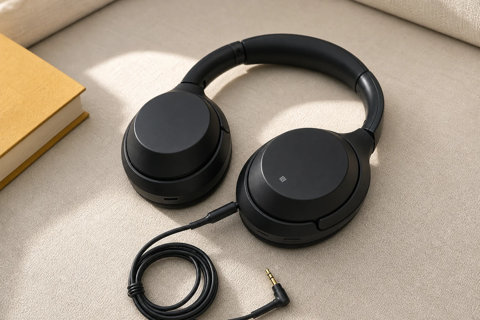 ソニー MDR-1000Xの設置まわりを確認するイメージ