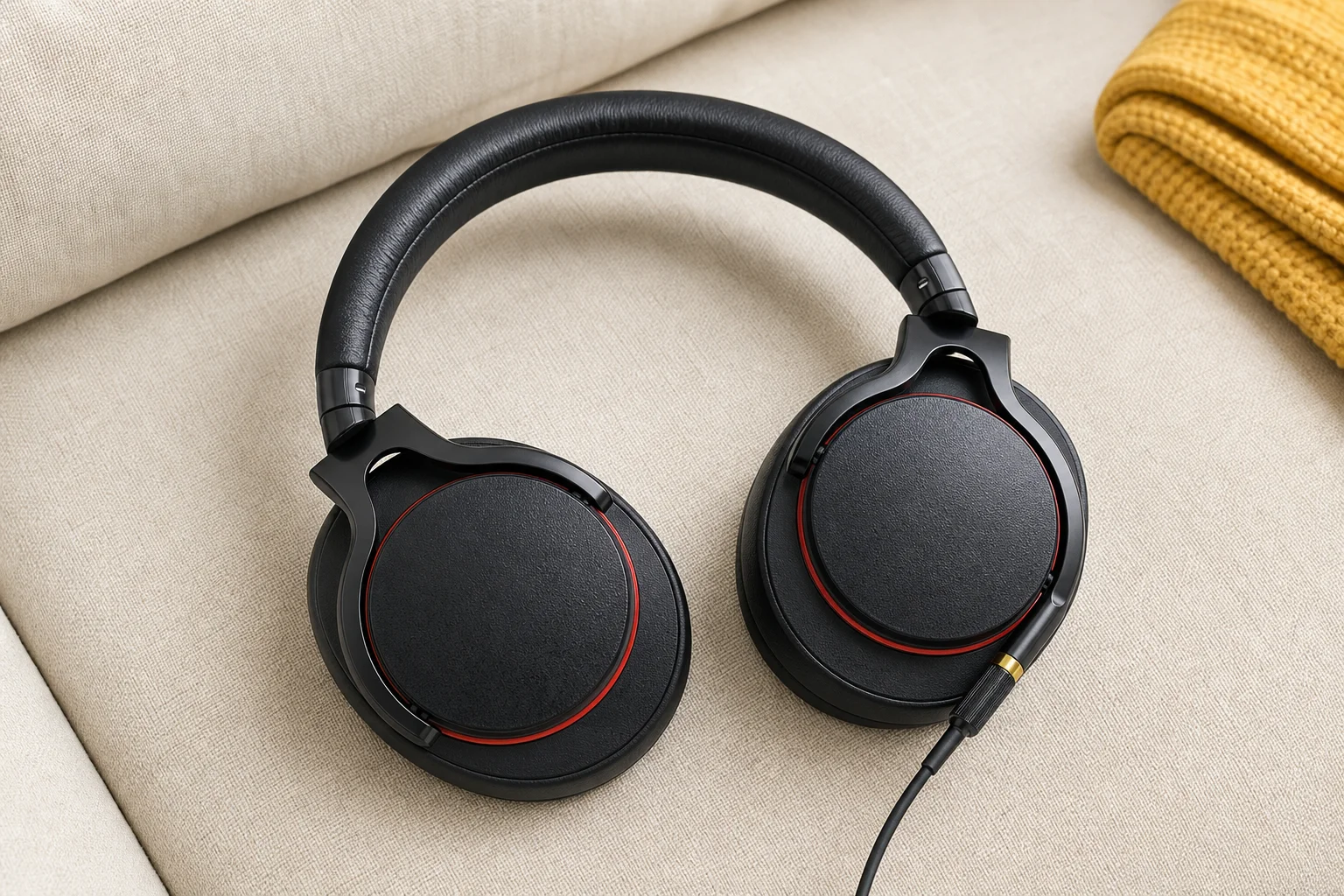 ソニー MDR-1Aの設置まわりを確認するイメージ