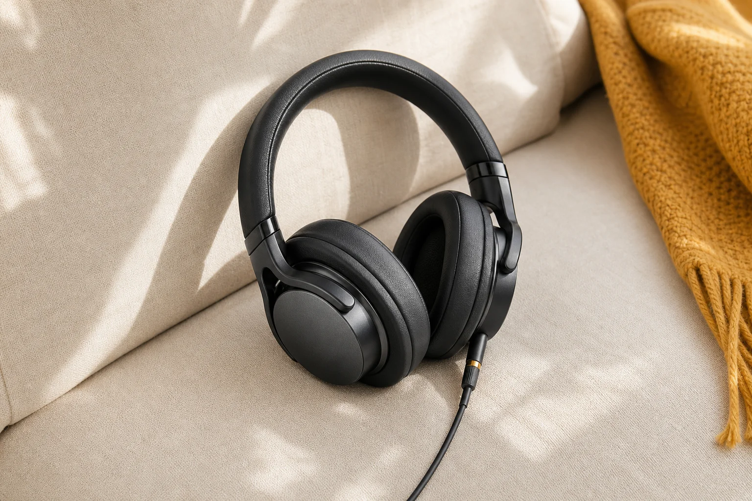 ソニー MDR-1AM2の設置まわりを確認するイメージ