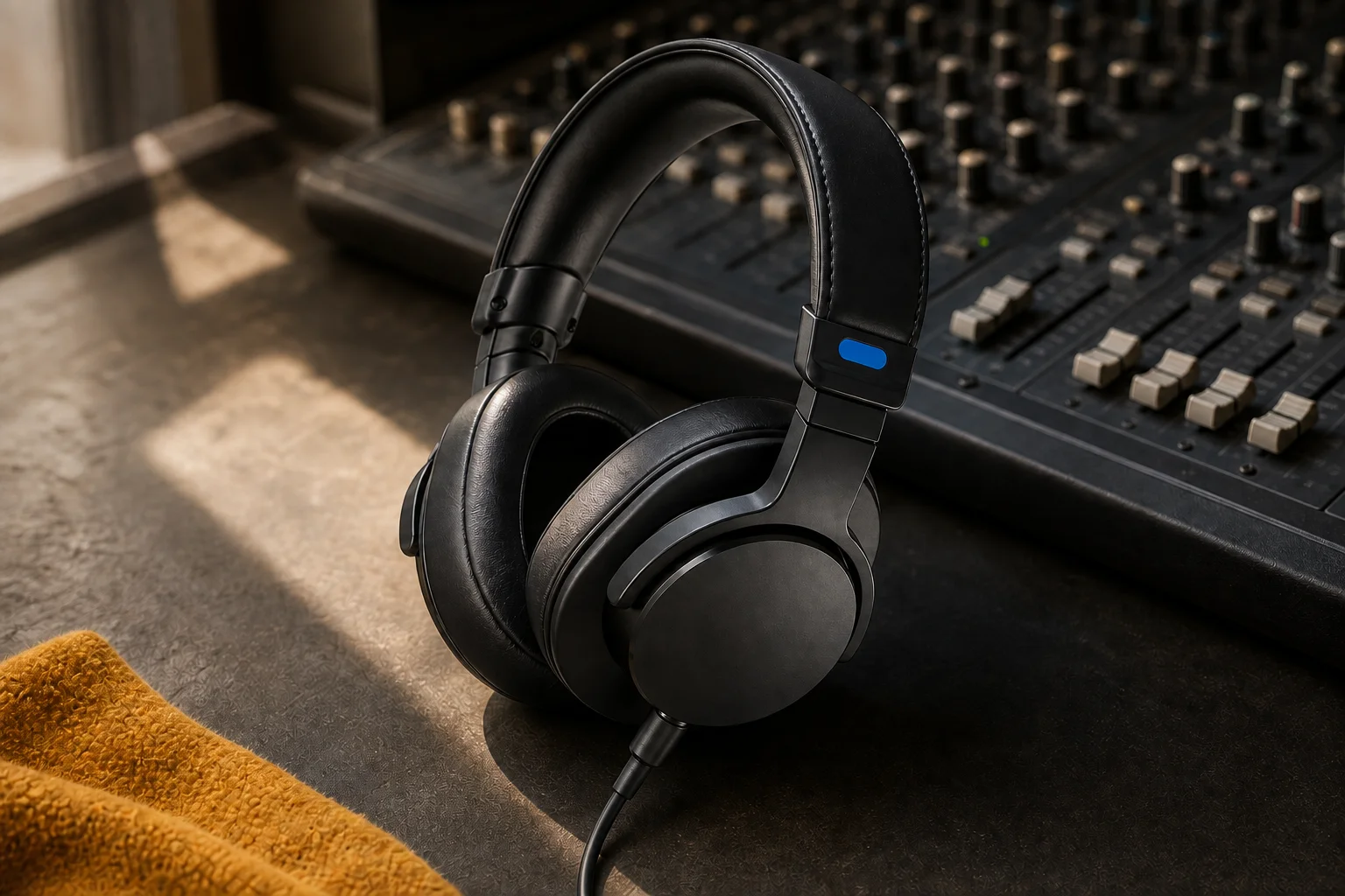 ソニー MDR-M1の設置まわりを確認するイメージ