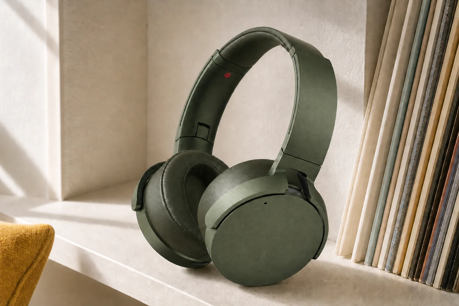 ソニー MDR-XB950N1を暮らしの中で使うイメージ