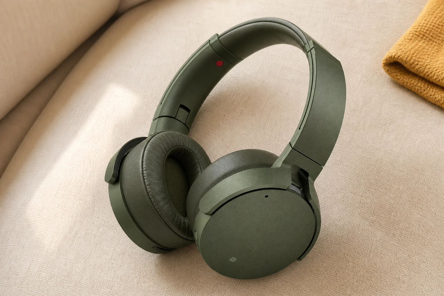 ソニー MDR-XB950N1の設置まわりを確認するイメージ