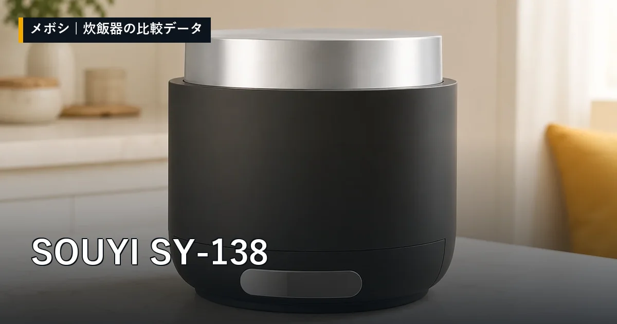 SOUYI SY-138のレビューデータまとめ