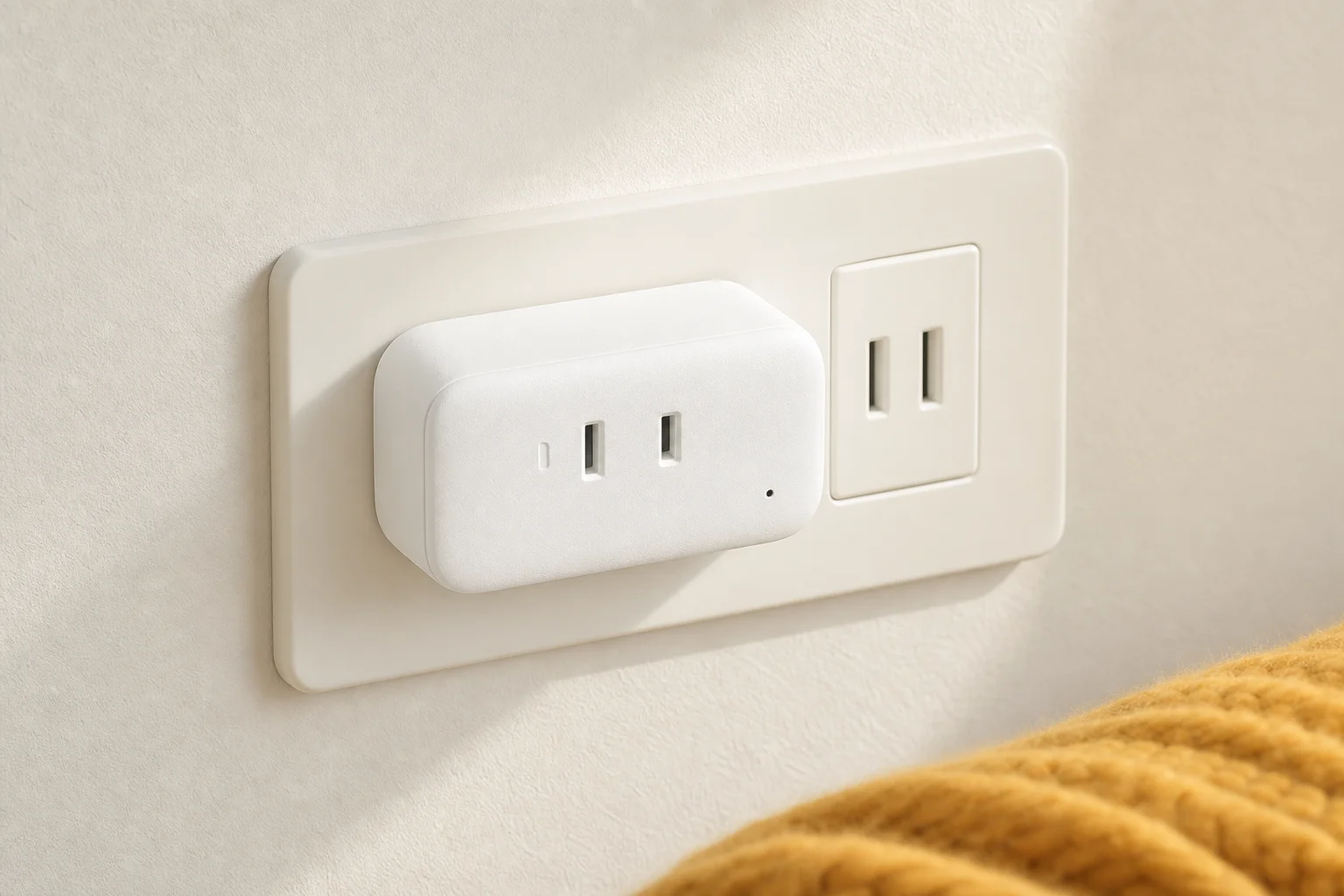 SwitchBot SwitchBotプラグミニ HomeKit対応 W2001の設置まわりを確認するイメージ