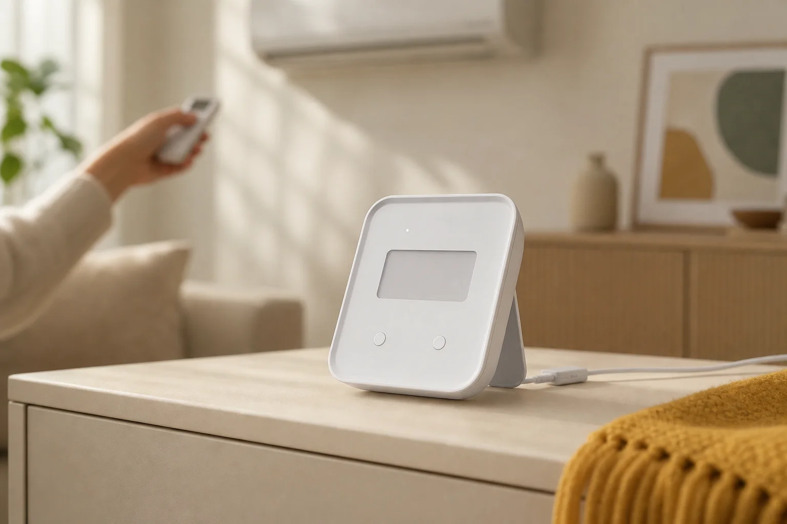 スイッチボット W3202100の設置まわりを確認するイメージ
