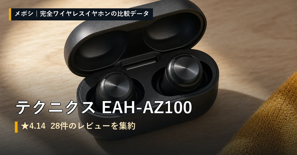 テクニクス EAH-AZ100のレビューデータまとめ
