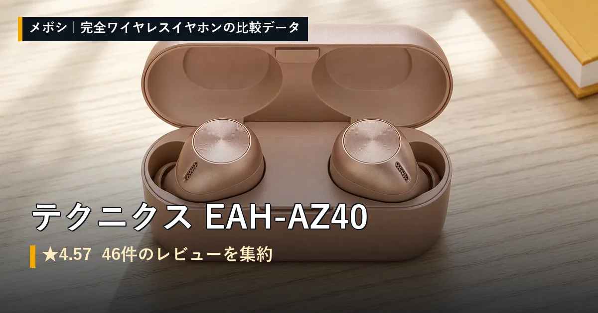 テクニクス EAH-AZ40のレビューデータまとめ