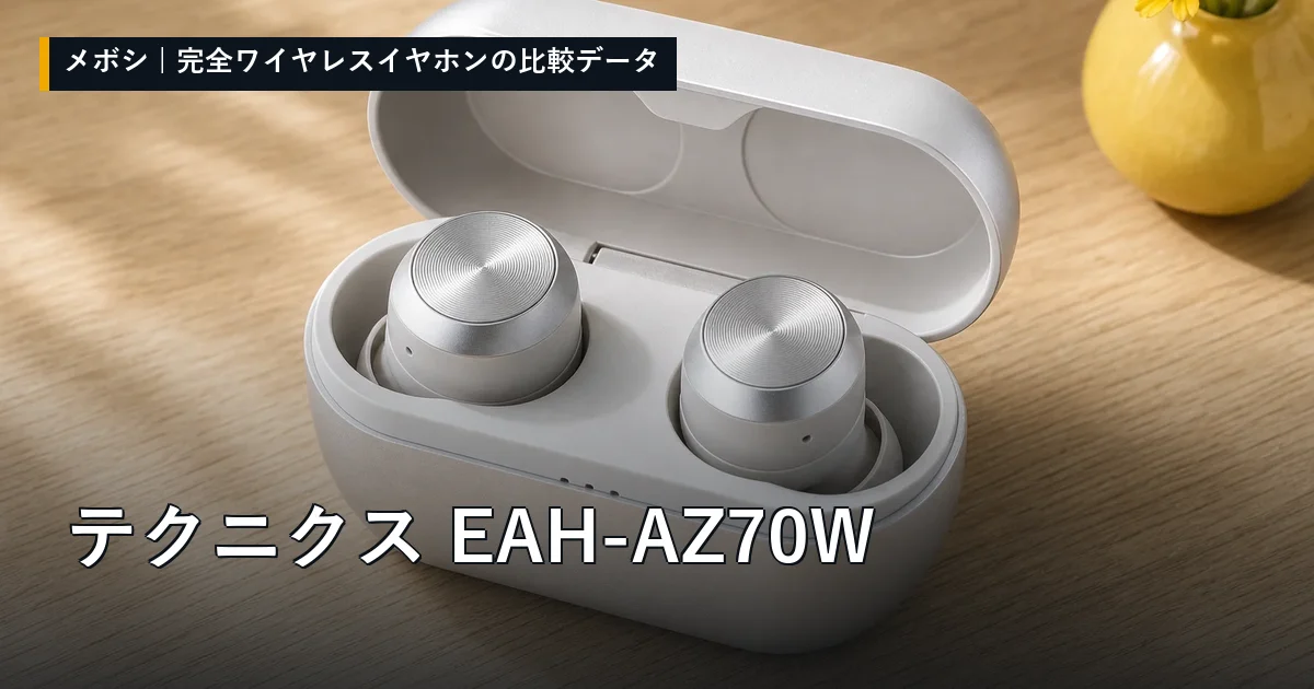テクニクス EAH-AZ70Wのレビューデータまとめ