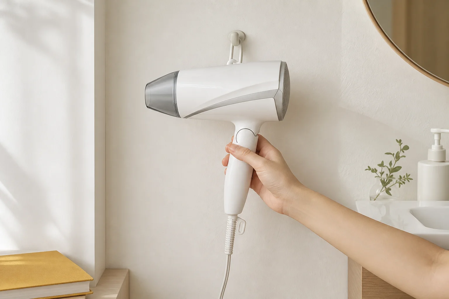 TESCOM TD360Aの設置まわりを確認するイメージ
