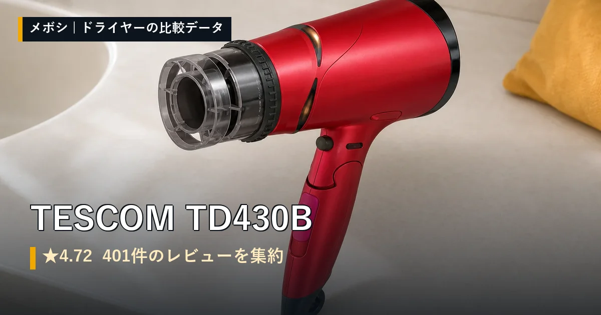 TESCOM TD430Bのイメージ