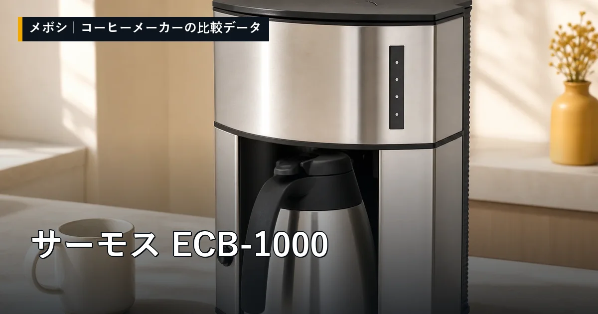 サーモス ECB-1000のレビューデータまとめ