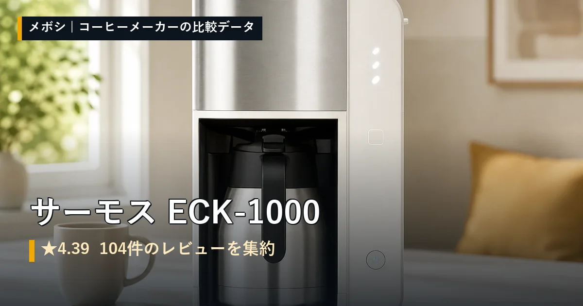サーモス ECK-1000のレビューデータまとめ