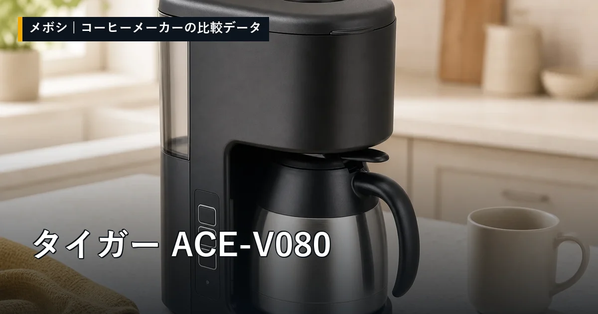 タイガー ACE-V080のレビューデータまとめ