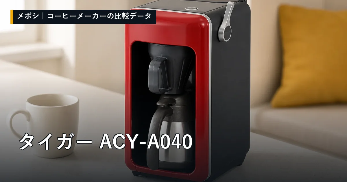タイガー ACY-A040のレビューデータまとめ