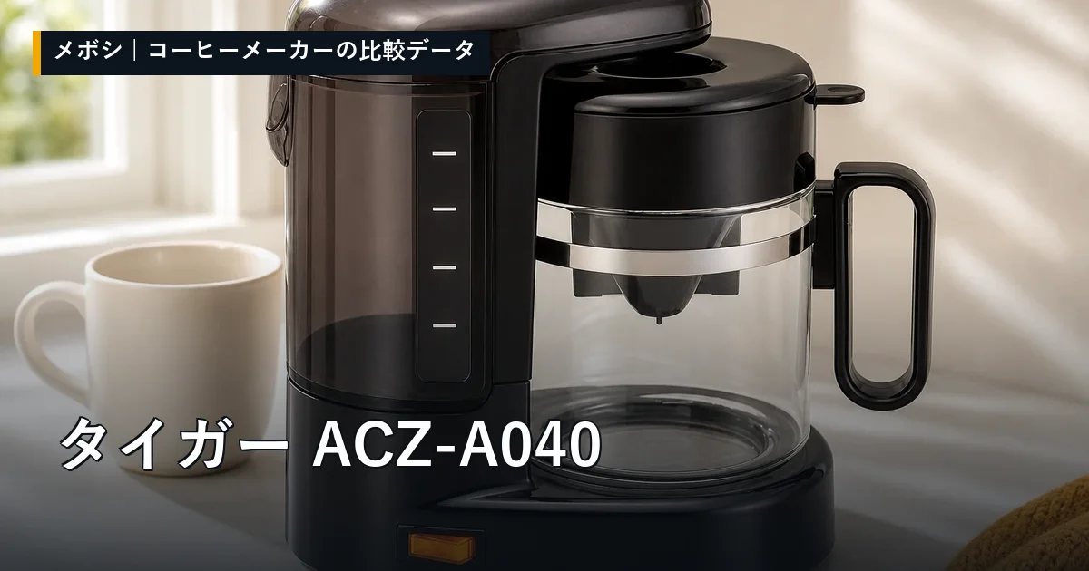 タイガー ACZ-A040のレビューデータまとめ