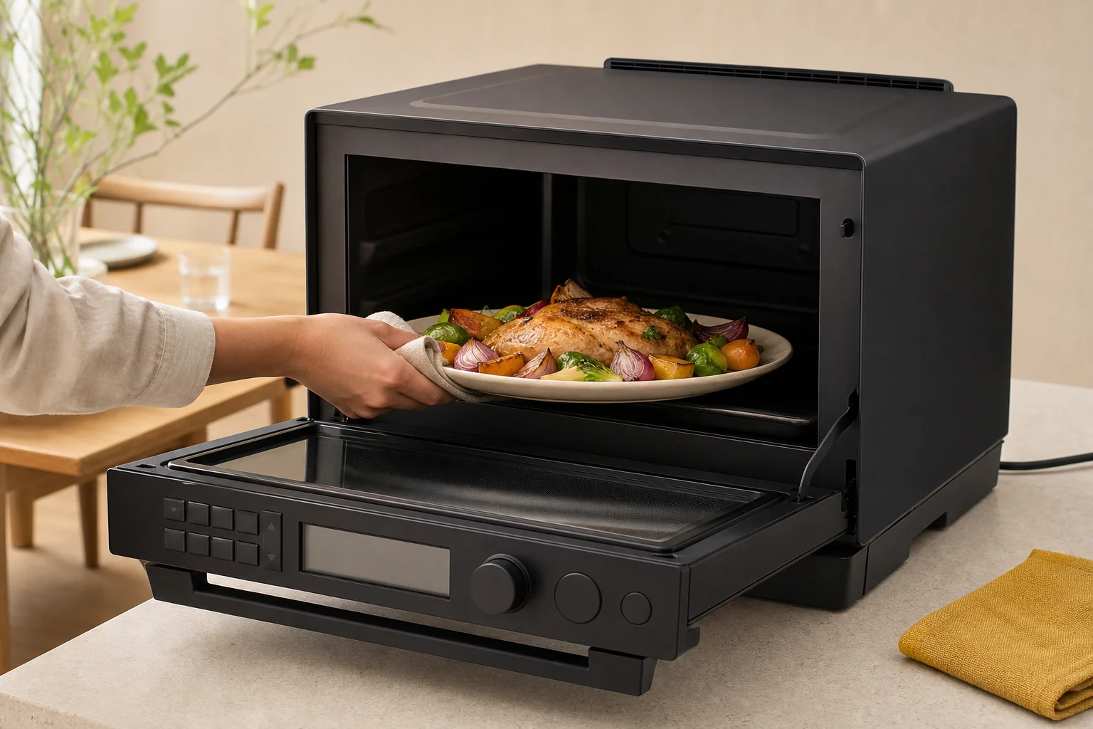 東芝 ER-D100Aの設置まわりを確認するイメージ