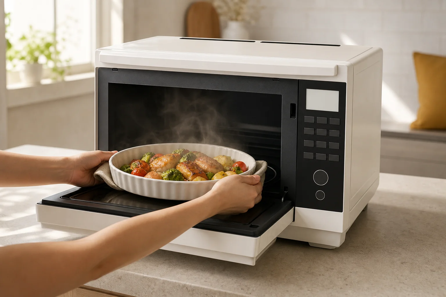東芝 ER-D70Cの設置まわりを確認するイメージ