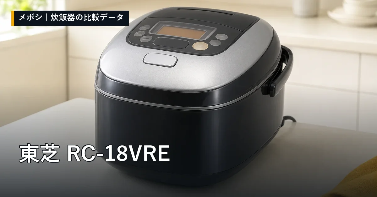東芝 RC-18VREのレビューデータまとめ