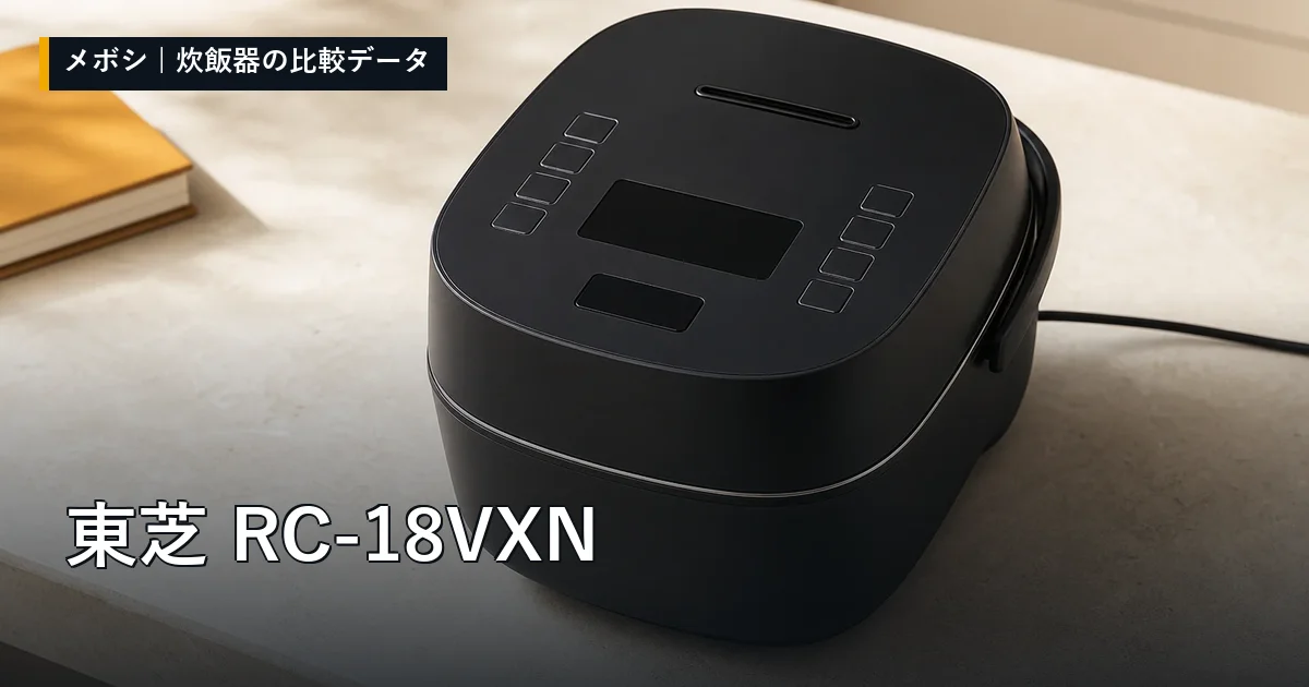 東芝 RC-18VXNのレビューデータまとめ