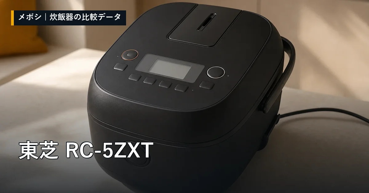 東芝 RC-5ZXTのレビューデータまとめ