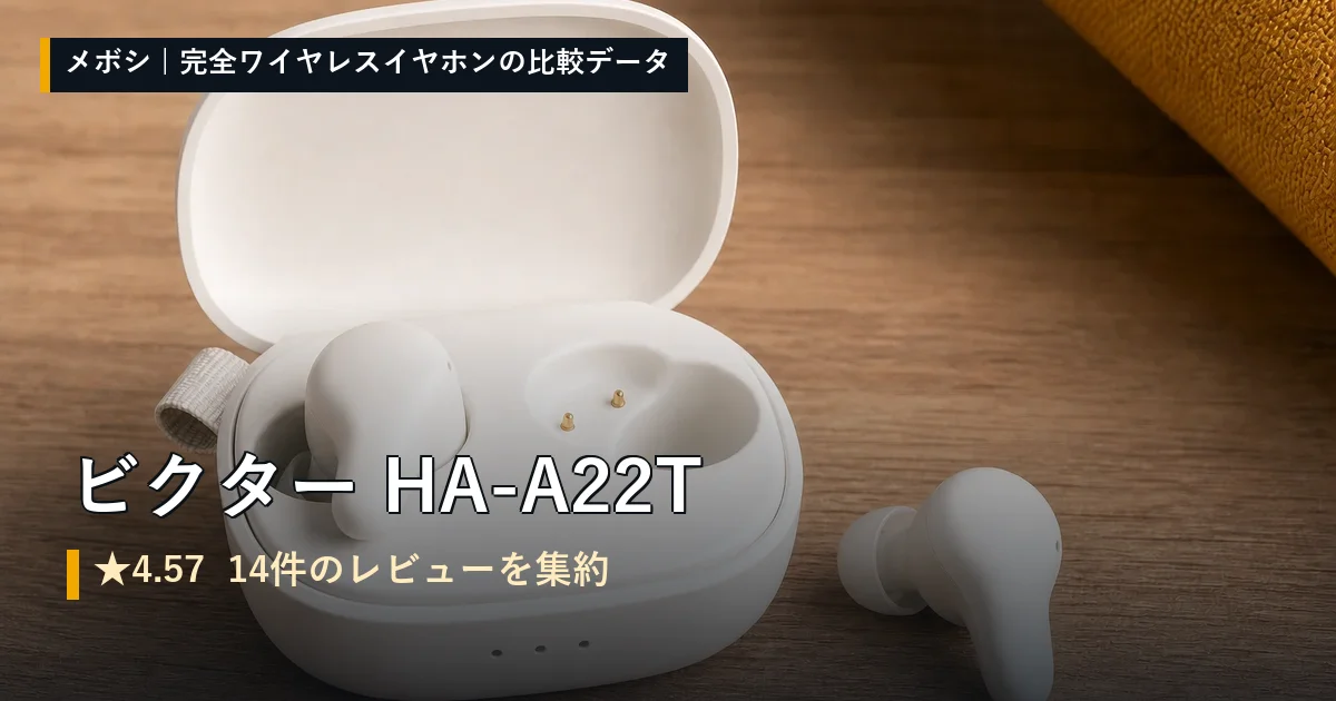 ビクター HA-A22Tのレビューデータまとめ