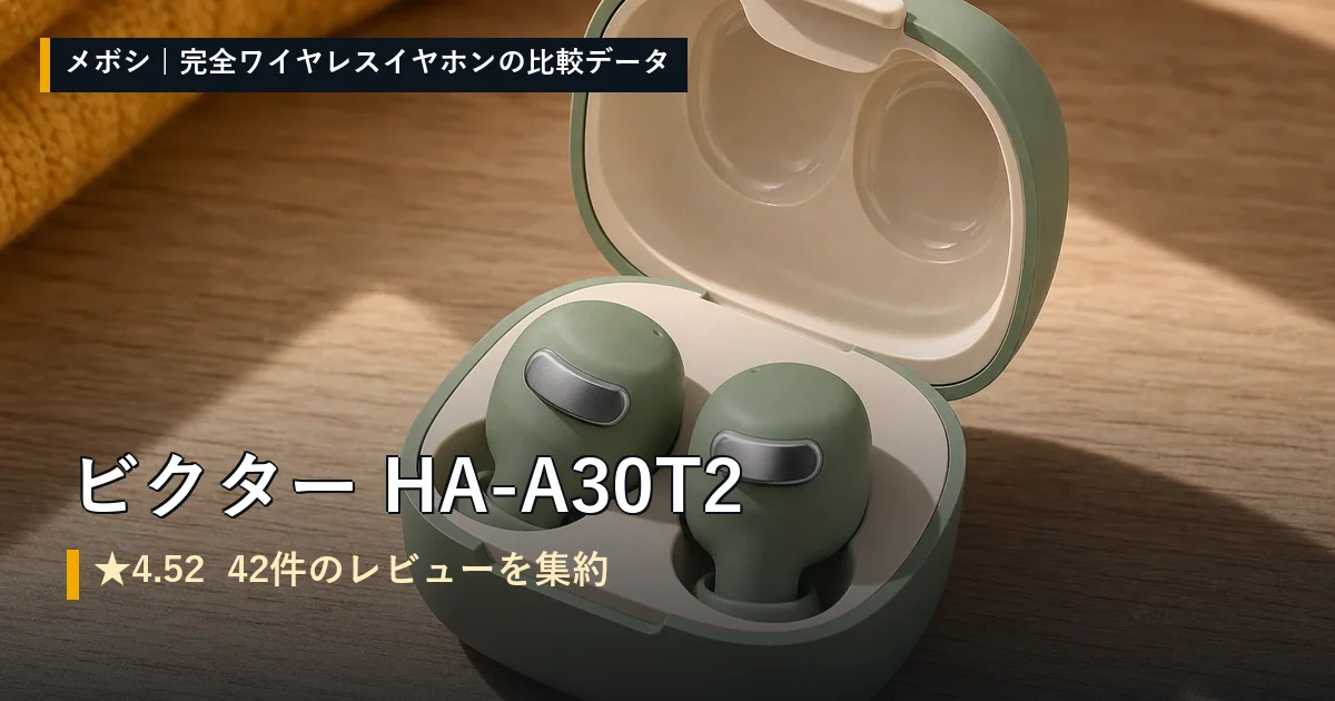 ビクター HA-A30T2のレビューデータまとめ