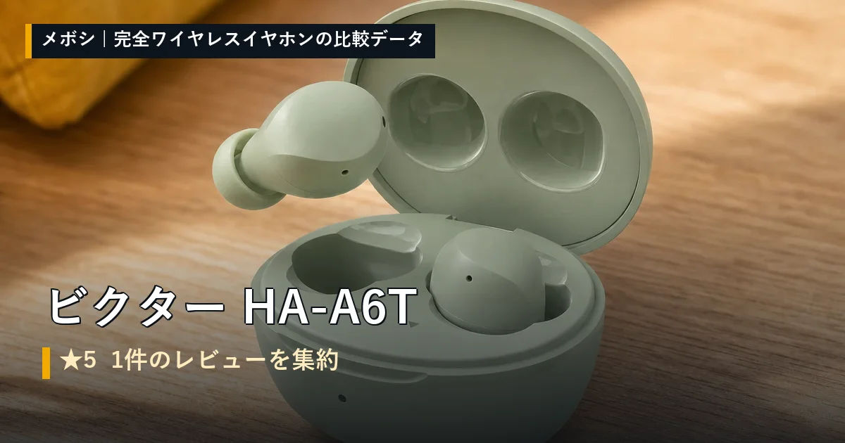 ビクター HA-A6Tのレビューデータまとめ