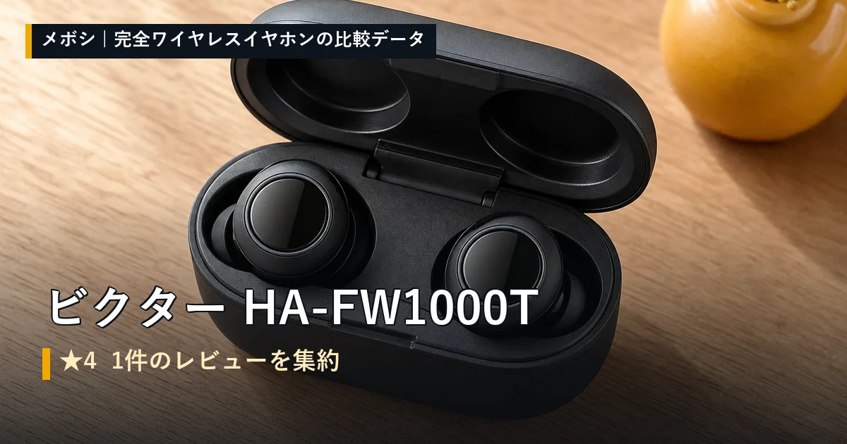 ビクター HA-FW1000Tのレビューデータまとめ