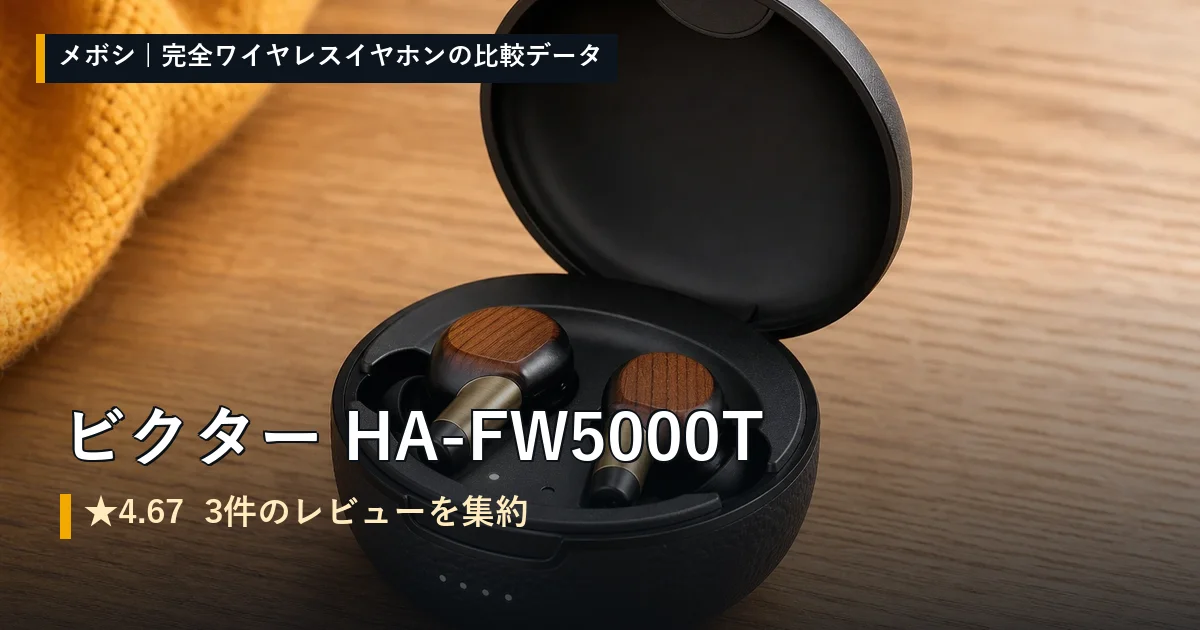 ビクター HA-FW5000Tのレビューデータまとめ