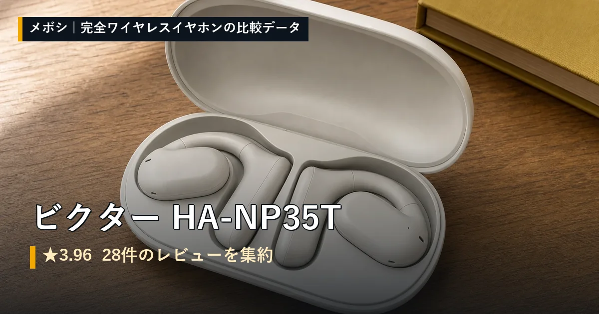 ビクター HA-NP35Tのレビューデータまとめ