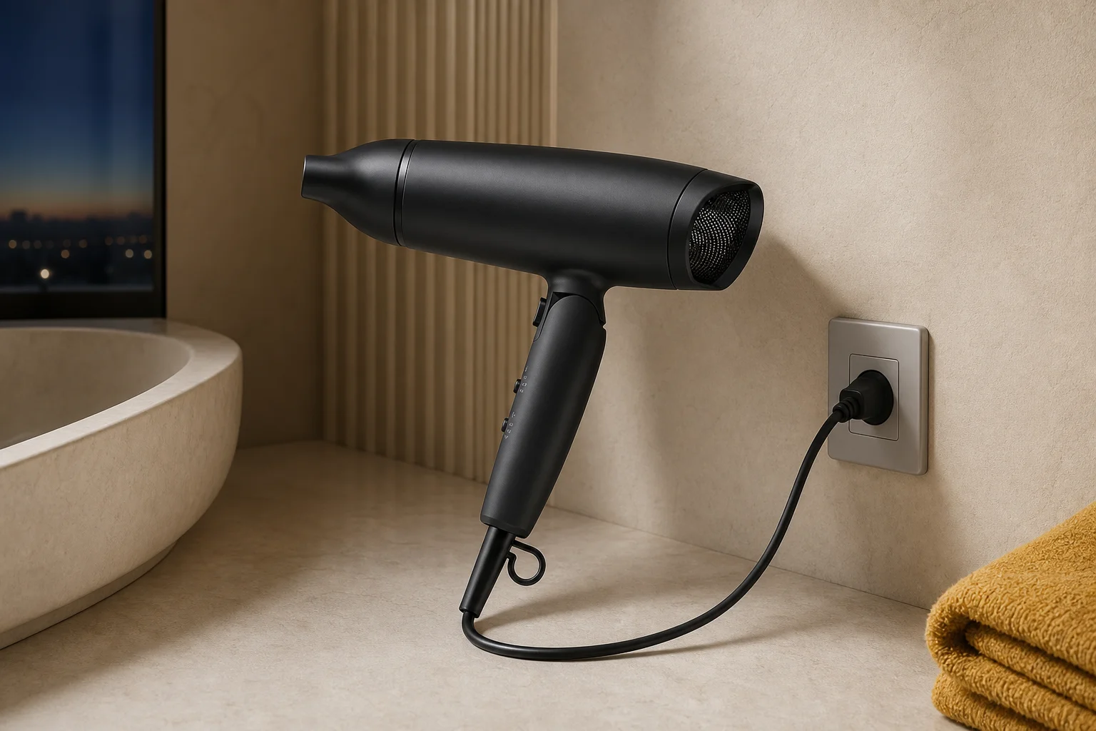VIDAL SASSOON VSD-1242/KJの設置まわりを確認するイメージ