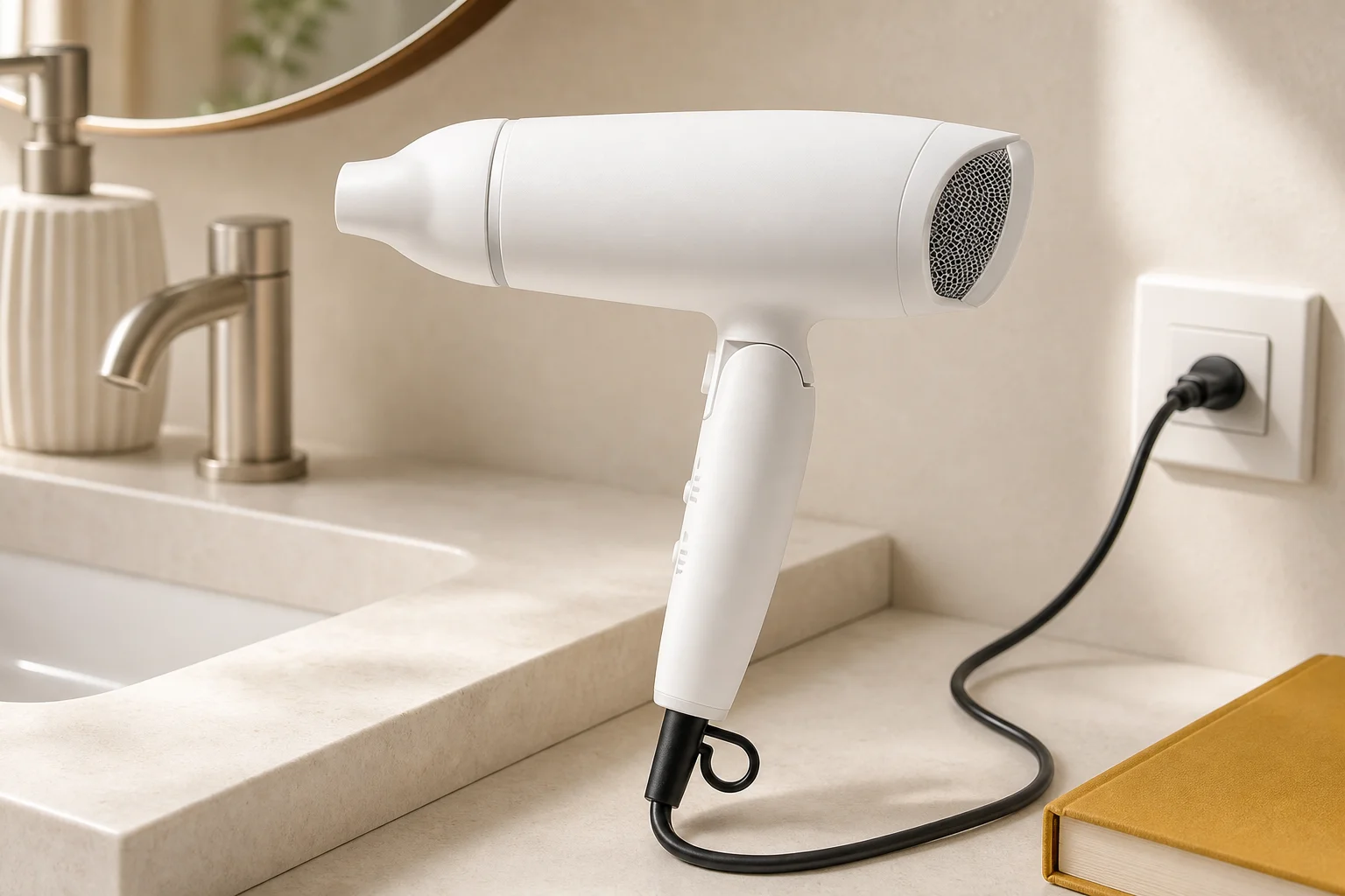 VIDAL SASSOON VSD-1242/WJの設置まわりを確認するイメージ