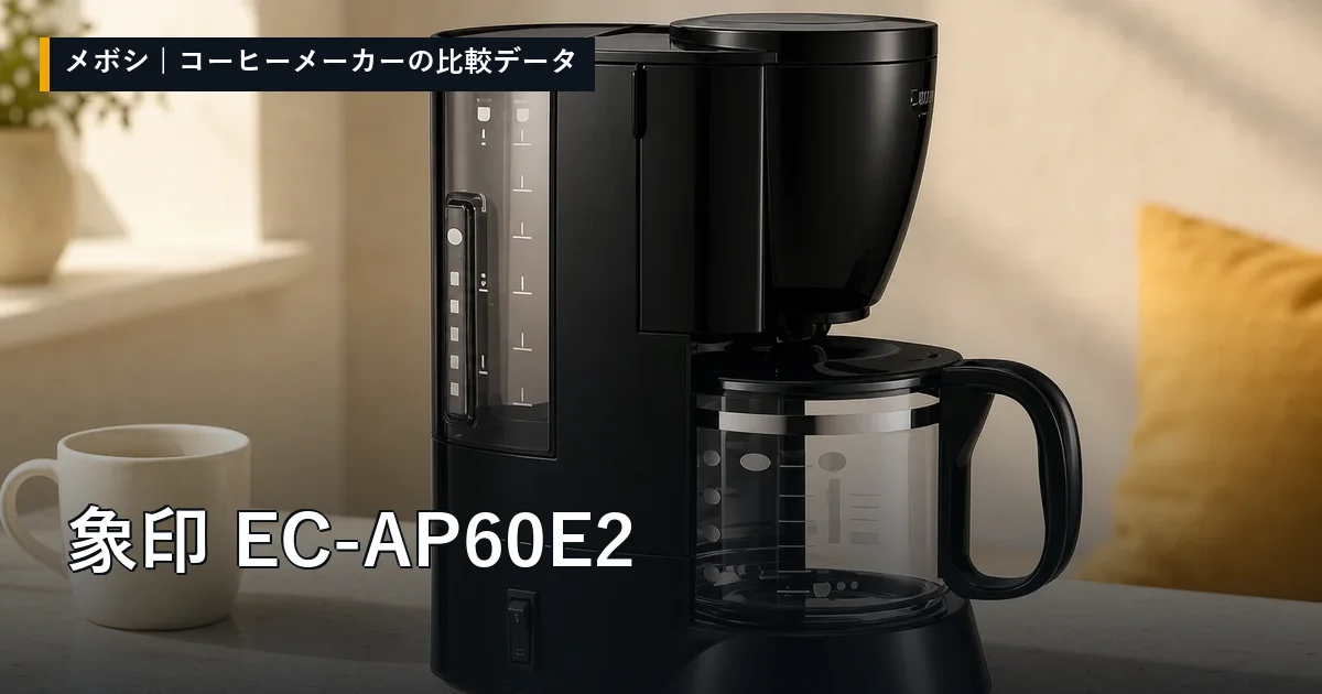 象印 EC-AP60E2のレビューデータまとめ