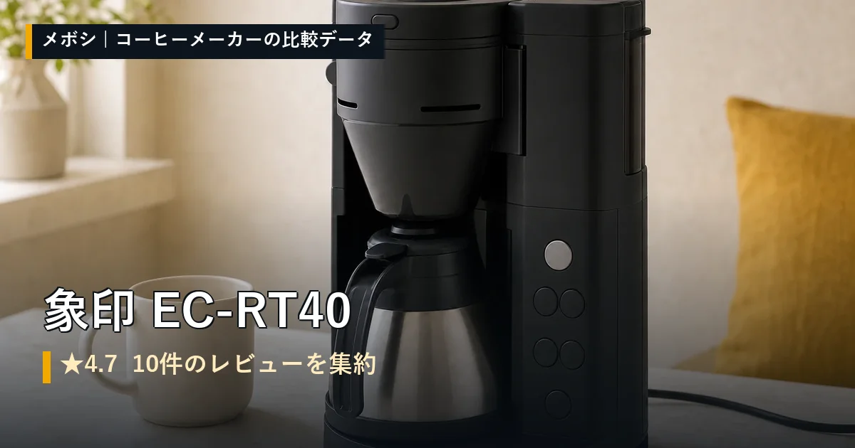 象印 EC-RT40のレビューデータまとめ
